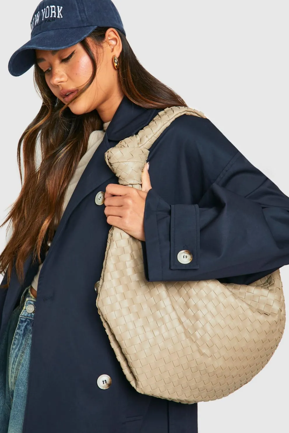 Woven Knot Oversized Shoulder Bag | Nasty Gal