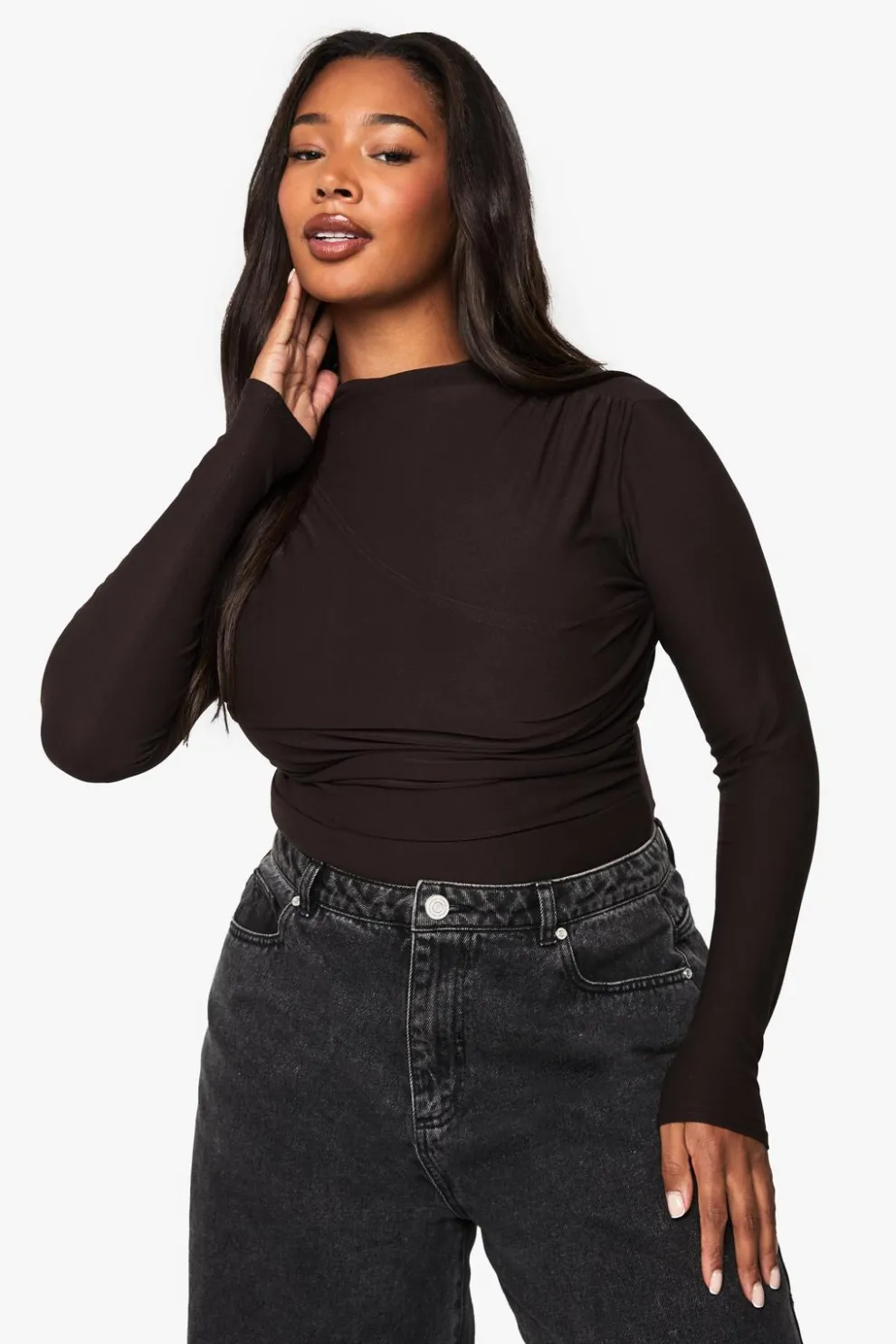 PLUS PREMIUM long sleeve bodysuit | Nasty Gal