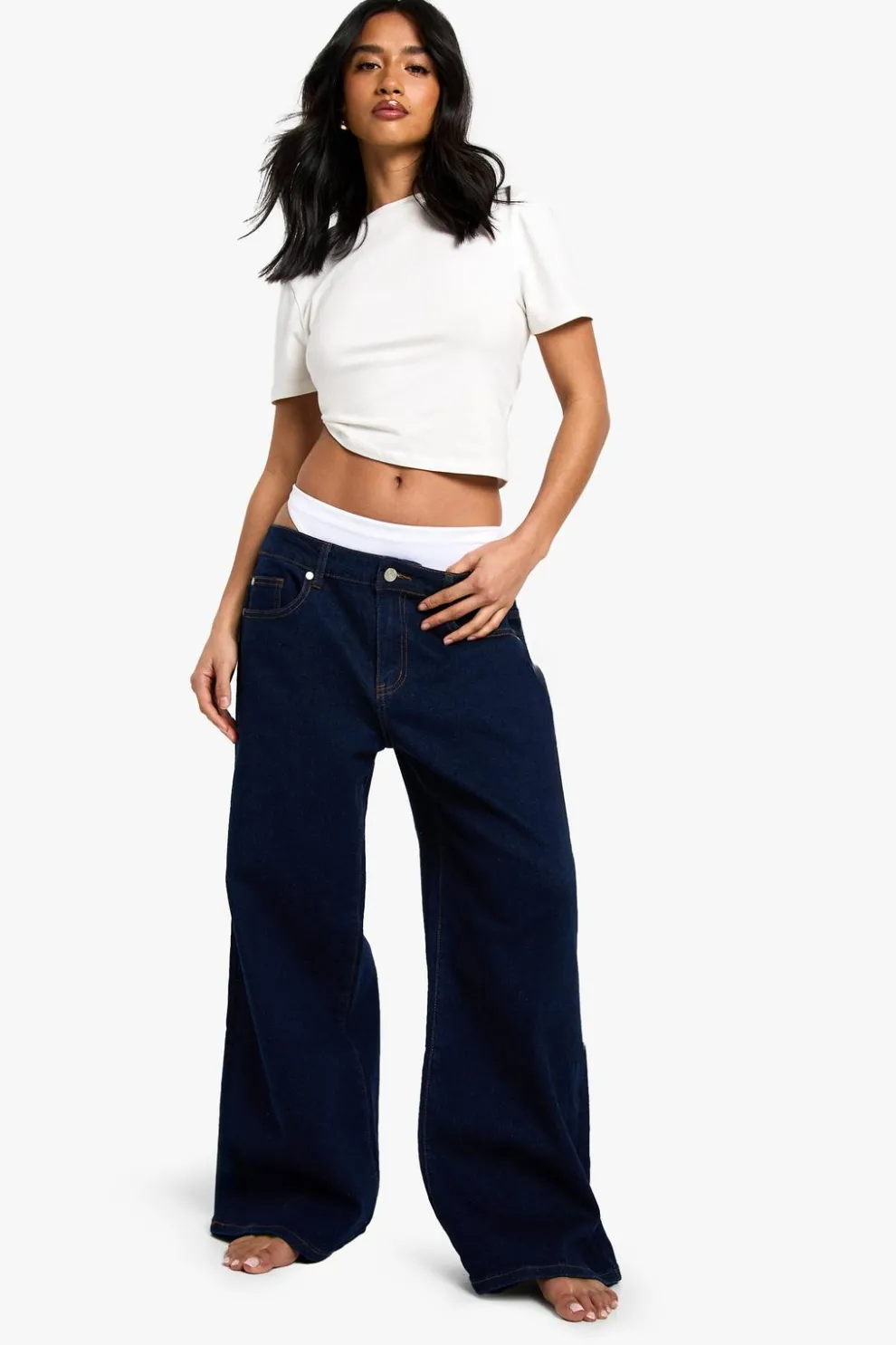The Petite Low Waist Boyfriend Jean | Nasty Gal