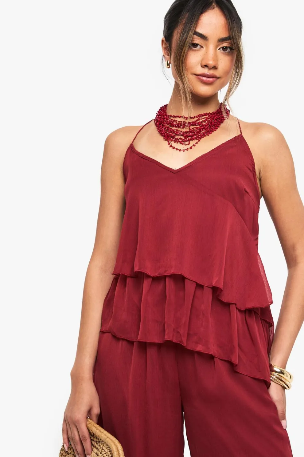 Chiffon Double Hem Floaty Cami | Nasty Gal